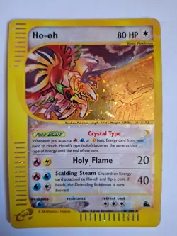 Pokemon ENG Crystal Ho-Oh Regular Holo Skyridge 149/144 - Image 1