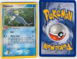 Vaporeon 6/17 Rare POP Series 3 Pokemon LP Fukuda - Image 3