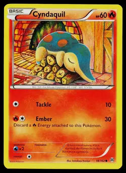 Pokemon Card Cyndaquil 18/162 BREAKthrough Common - Image 1
