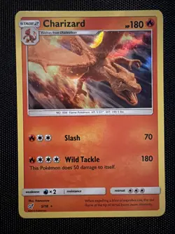 Pokemon TCG Charizard 5/18 Detective Pikachu Holo Rare NM - Image 1