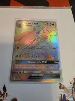 Pokemon TCG Sun & Moon Base Set #150/149 Lurantis GX Secret Rare - Image 1
