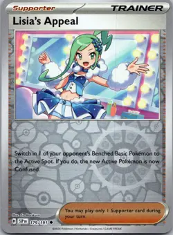 Lisia's Appeal 179/191 Uncommon Surging Sparks Pokemon Reverse Holo Near Mint - Image 1
