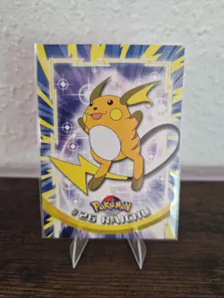 Pokemon Topps TV Animation Edition #26 Raichu Deutsch Played Vintage Karte - Image 1