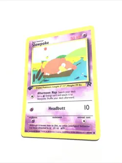 SLOWPOKE - 67/82 - 1st Edition Team Rocket - Pokemon Card - LP - Image 1