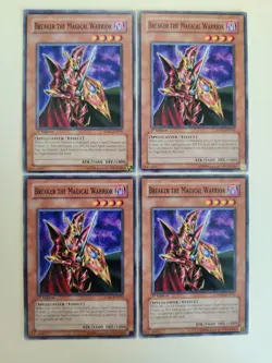 4x Breaker the Magical Warrior SDSC-EN011 Common 1st Edition LP - Image 1