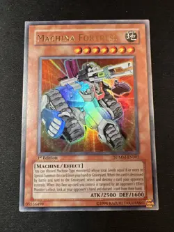 Yu-Gi-Oh! Machina Fortress (LP) 1st Edition SDMM-EN001 Machina Mayhem Ultra - Image 1