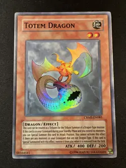 Yu-Gi-Oh! Totem Dragon (NM) CRMS-EN085 Crimson Crisis Super Rare Unlimited - Image 1