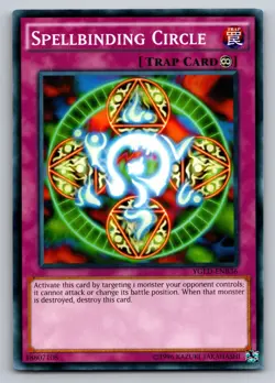 Spellbinding Circle YGLD-ENB36 King of Games: Yugi's Legendary Decks Yu-Gi-Oh NM - Image 1