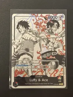 Luffy and Ace Parallel Alt Art Starter Deck EX: Luffy & Ace ST30-001 English NM - Image 1