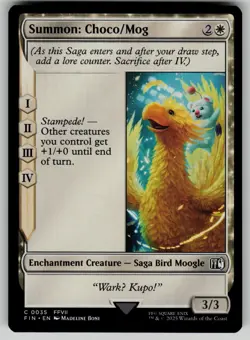 Summon: Choco/Mog 35 MTG regular FINAL FANTASY - Image 1