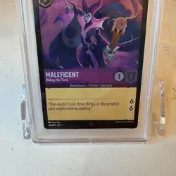 Disney Lorcana Maleficent Biding Her Time 48/204 *FOIL* Rare PSA 10 GEM MINT - Image 4