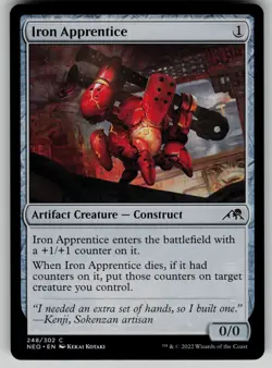 Iron Apprentice 248 MTG regular Kamigawa: Neon Dynasty - Image 1