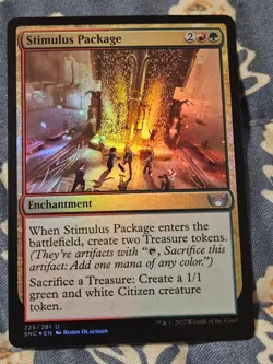 Stimulus Package FOIL Streets of New Capenna MTG Magic - Image 2