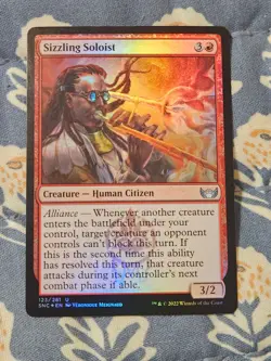 Sizzling Soloist FOIL Streets of New Capenna MTG Magic - Image 2
