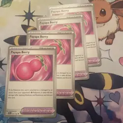 4X Pokemon TCG Payapa Berry 141/142 Stellar Crown Regular 2024 NM Playset - Image 1