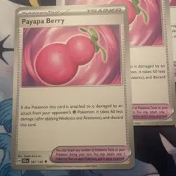 4X Pokemon TCG Payapa Berry 141/142 Stellar Crown Regular 2024 NM Playset - Image 2