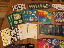 Pokemon Sticker Lot Of 100s Of Sticker, Sticker Sheets, And Mini Tin Cards - Image 2