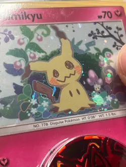 Pokemon Team Up Checklane Blister Pack Mimikyu SM163 - tail SWIRL see photos - Image 3