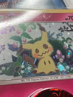 Pokemon Team Up Checklane Blister Pack Mimikyu SM163 - tail SWIRL see photos - Image 4
