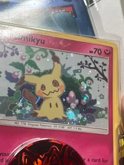 Pokemon Team Up Checklane Blister Pack Mimikyu SM163 - tail SWIRL see photos - Image 5