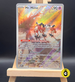 POKEMON - MR. MIME ILLUSTRATION RARE 179/165 - 151 - ITA - COND. NEAR MINT - Image 1