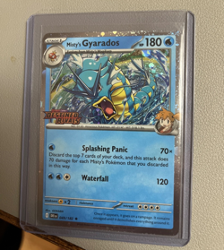 Misty's Gyarados Destined Rivals Prerelease STAFF Promo 049/182 Pokemon NM - Image 2