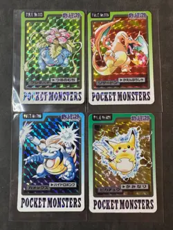 Bandai Pokemon Carddass Part 3&4 - 1997 - complete 153/153 set - GOOD condition - Image 3