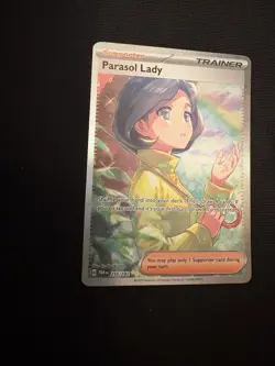 Pokemon TCG - Parasol Lady (255/182) SIR - Paradox Rift - Image 4