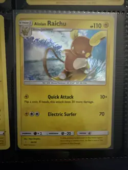 2017 Alolan Raichu 30/30 Holo Foil Promo Sun And Moon Trainer Kit Pokemon TCG - Image 1
