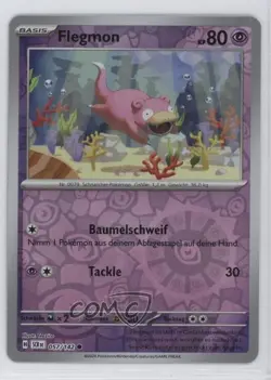Slowpoke Reverse Foil Pokemon SV07: Stellar Crown SCR #057 - Image 1