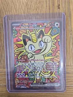 Meowth ex 121/088 Perfect order Special Illustration Rare - Image 1