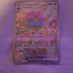 Pokemon TCG Venusaur ex 198/165 SV 151 Holo SIR Full Art 340 HP Eng 2023 - Image 3