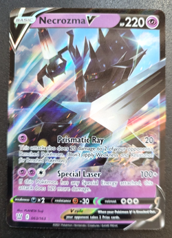 Pokemon Sword & Shield Battle Styles Necrozma V 063/163 NM/M Condition - Image 1