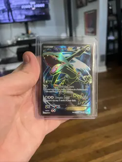 Pokemon Rayquaza EX Full Art Ultra Rare Holo Roaring Skies 104/108 English - Image 1