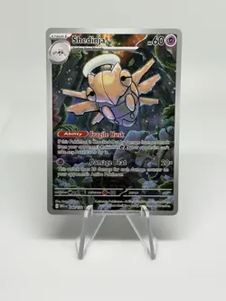 Shedinja 144/132 Mega Evolution Illustration Rare Pokemon NM - Image 1