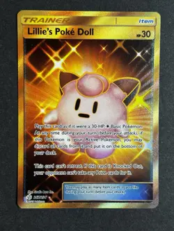 Lillie's Poke Doll 267/236 Cosmic Eclipse Gold Secret Rare Pokemon NM/Near Mint - Image 1