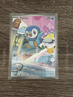 2026 Pokemon S-Chinese 30th Anniversary First Partner Piplup 012/30th-p Promo NM - Image 1