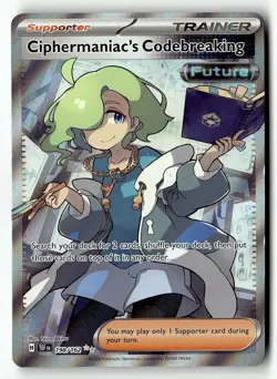 Ciphermaniac's Codebreaking 198/162 Ultra Rare Temporal Forces Pokemon Holo NM - Image 1