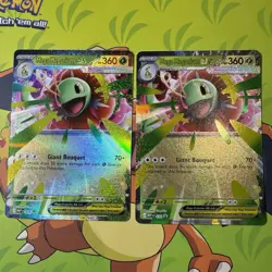 Mega Meganium EX Pokemon 2-Card Lot 034 Promo - Image 1