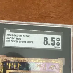 Pokemon Company 2000 Ancient Mew #1 Holo Promo Power of One Movie SGC 8.5 - Image 3