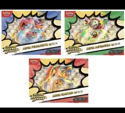 Pokemon Mega Evolution Ascended Heroes Ex Box Set of 3 Factory Sealed - Image 1