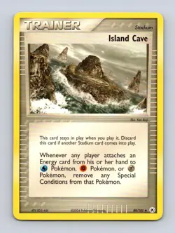 Island Cave 89/101 Uncommon Hidden Legends Pokemon Lightly Played - Image 1