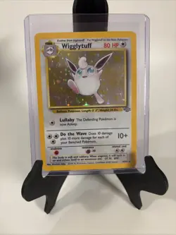 Pokemon Card - Wigglytuff Jungle 16/64 Holo Rare - LP - Image 1