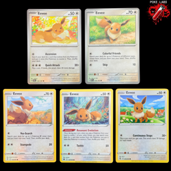 Eevee Collection Set of 5 - SWSH | S&V | Pokemon TCG Deck Building | NM - Image 1