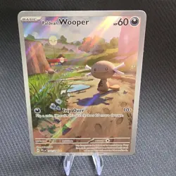 Pokemon Paldean Wooper Phantasmal Flames Holo Rare 102/094 English 2025 - Image 1