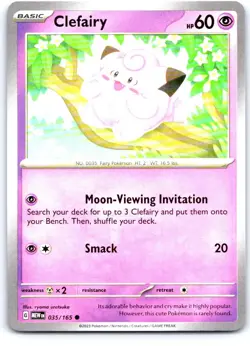Clefairy 035/165 Common 151 Pokemon Near Mint - Image 1