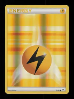 REVERSE HOLO LIGHTNING ENERGY COMMON 78/83 LP POKEMON - Image 1