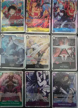 One Piece TCG 20 SR card lot Monkey Luffy Shanks Sabo Sanji Enel Brook Buggy - Image 2