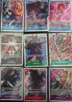 One Piece TCG 20 SR card lot Monkey Luffy Shanks Sabo Sanji Enel Brook Buggy - Image 3