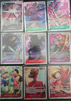 One Piece TCG 20 SR card lot Monkey Luffy Shanks Sabo Sanji Enel Brook Buggy - Image 5
